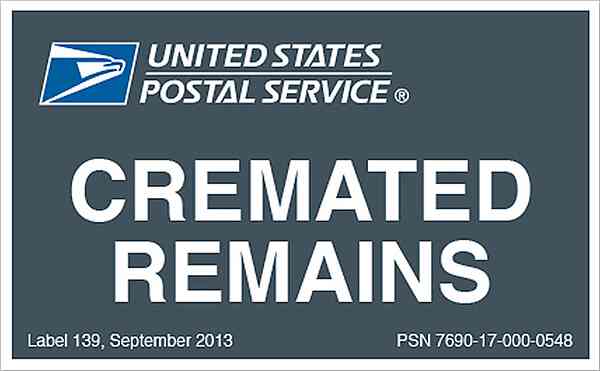 USPS Cremated Remains image