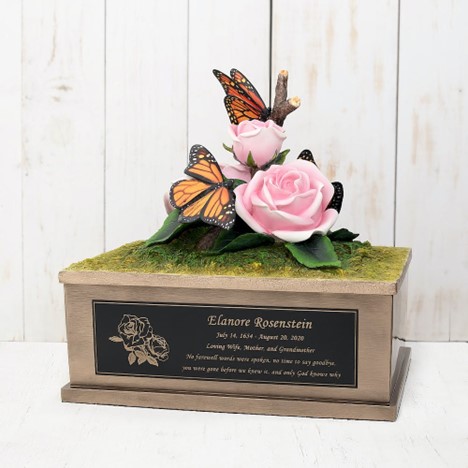 Large Butterfly Cremation Urn - Perfect Memorials