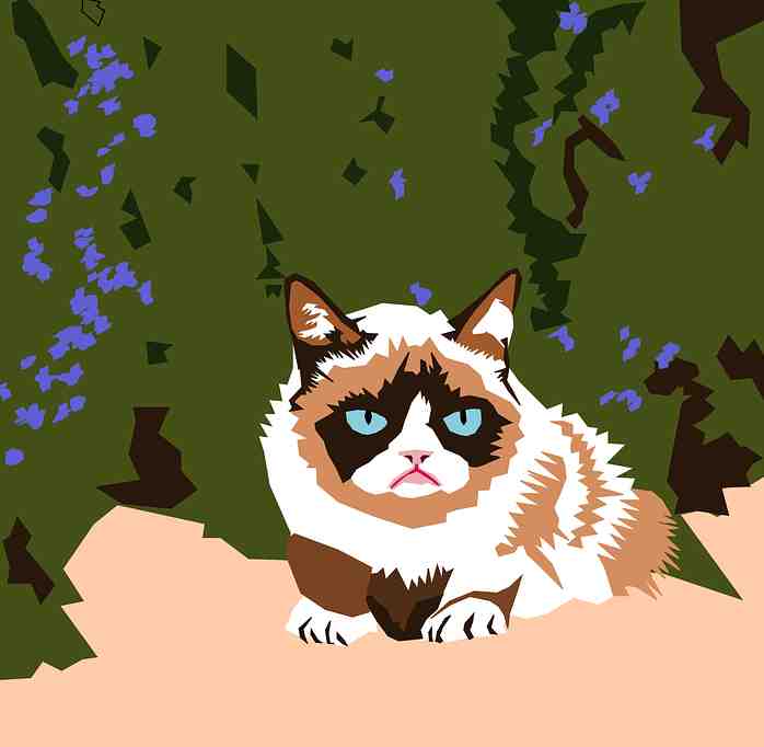 Cartoon Grumpy Cat